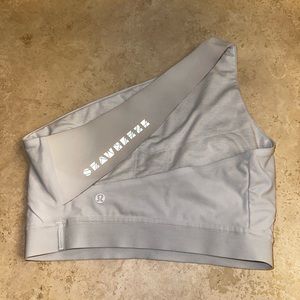 Seawheeze Limited edition Lululemon Lab Asymmetrical white sports bra